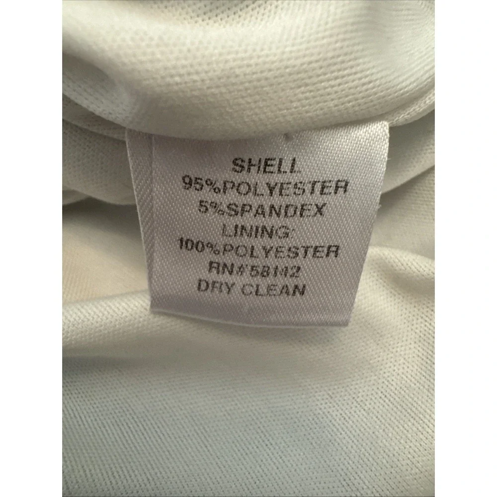 Maggy London Black and White Lace-Print Cap Sleeve Sheath Dress - Picture 11 of 11